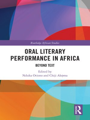 cover image of Oral Literary Performance in Africa